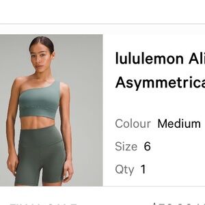 Lululemon Align Asymmetrical Bra